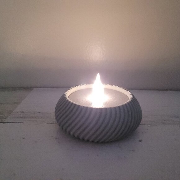 3 Minimalist Tealight Holder Modern Candle Holder cozy ambiance - Picture 4 of 8